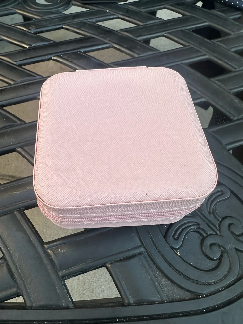 Pink Jewelry Travel Case - Compact Storage for Accessories